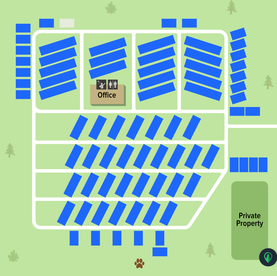 Campground Resort Map Columbia Falls, MT Columbia Falls RV Park